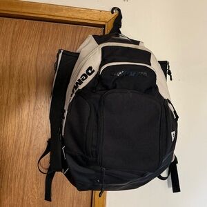 Demarini Black and White Softball Backpack
